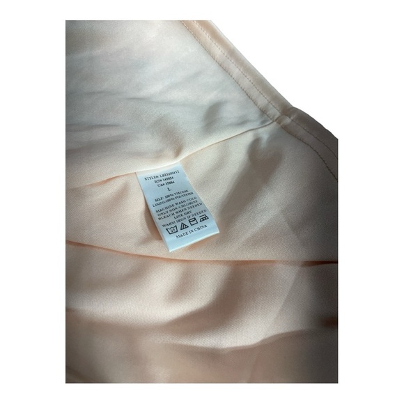 SAGE the label monarch peach wrap dress size L - Picture 7 of 8